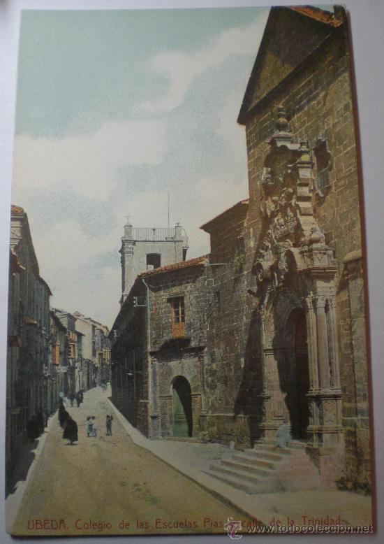 Postales: Antigua Tarjeta Postal. UBEDA. Colegio de las Escuelas Pias