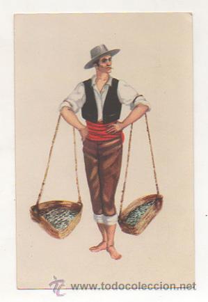 Postales: MALAGA. BOQUERONERO. (COLECCION TRAJES REGIONALES N&ordm; 29).