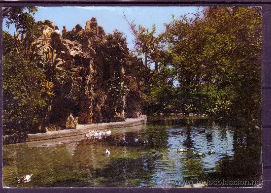 Postales: PARQUE GENOVES - CASCADA - CADIZ