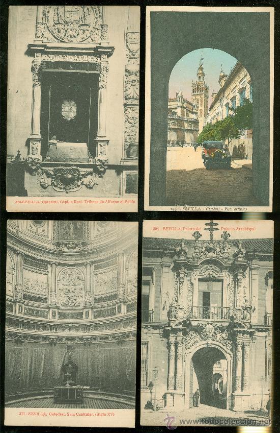 Postales: SEVILLA. LOTE DE 40 POSTALES. - Foto 2
