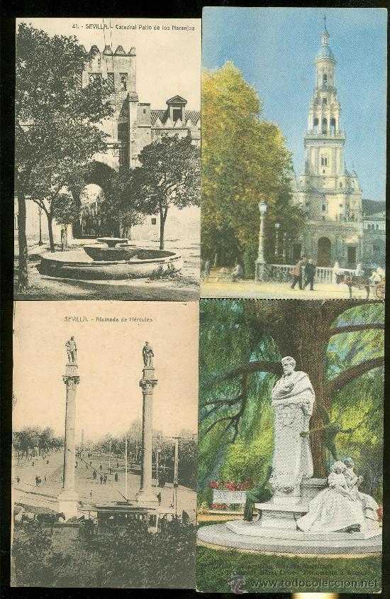 Postales: SEVILLA. LOTE DE 40 POSTALES. - Foto 3