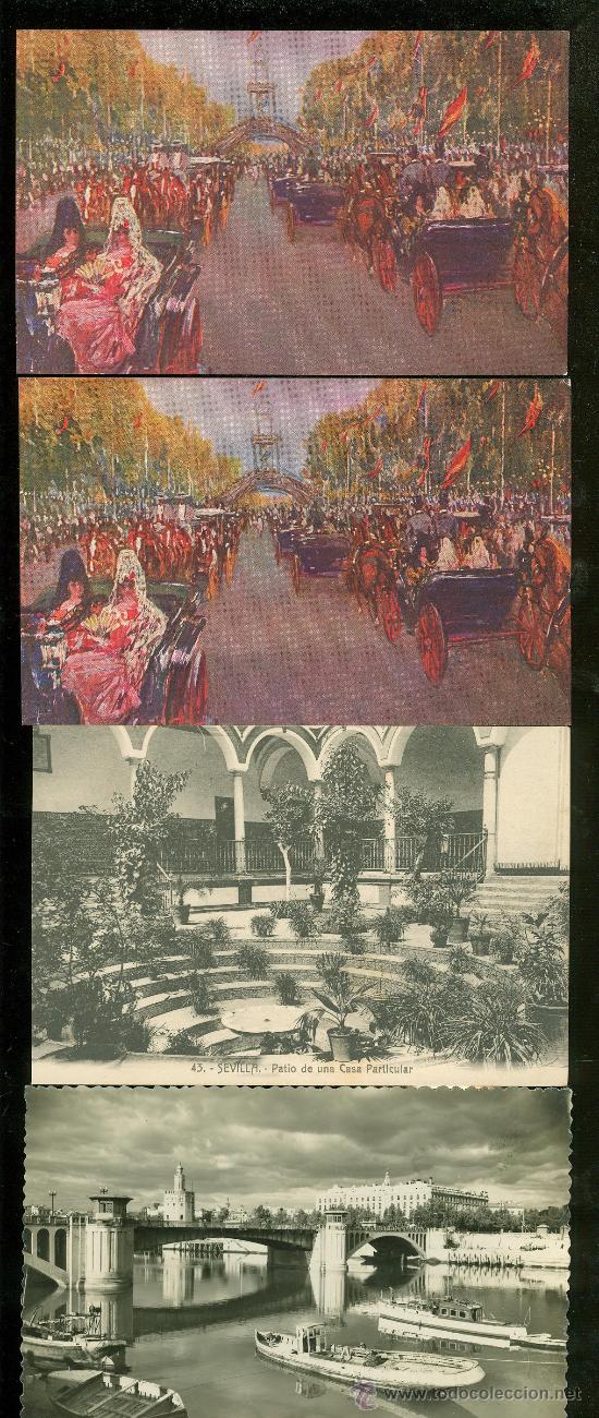Postales: SEVILLA. LOTE DE 40 POSTALES. - Foto 4