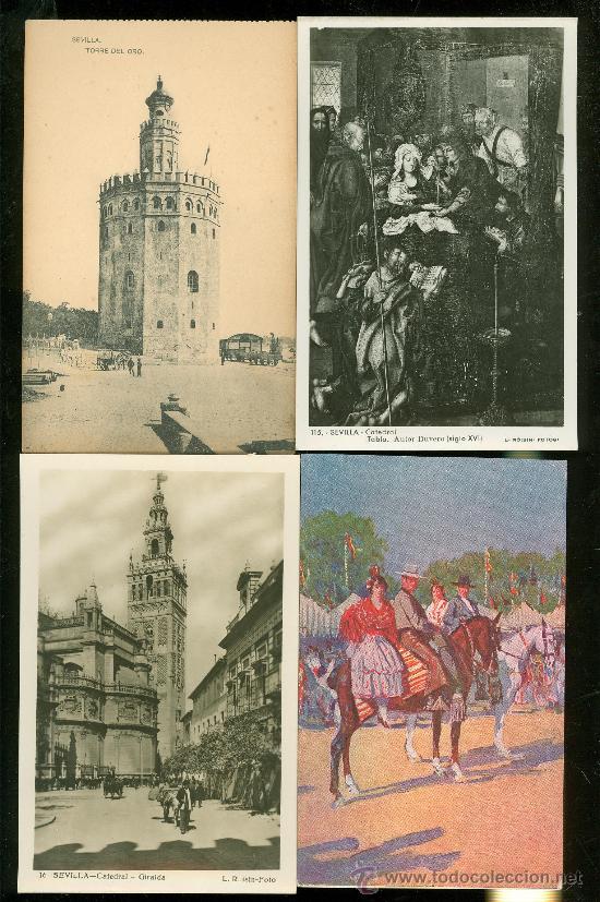 Postales: SEVILLA. LOTE DE 40 POSTALES. - Foto 8