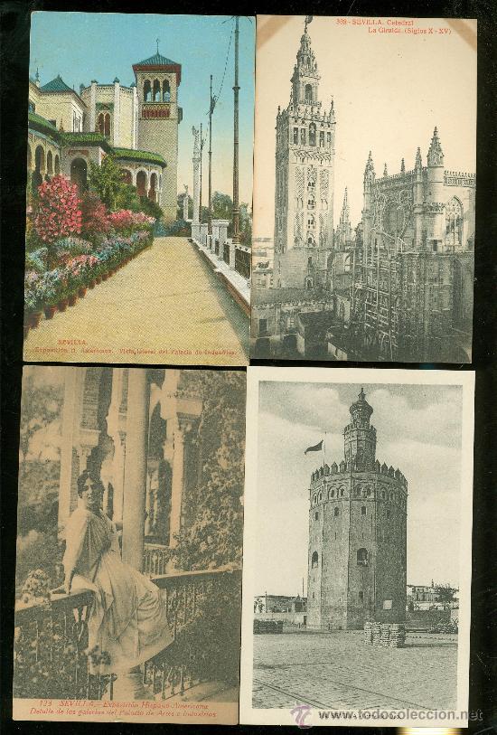 Postales: SEVILLA. LOTE DE 40 POSTALES. - Foto 3