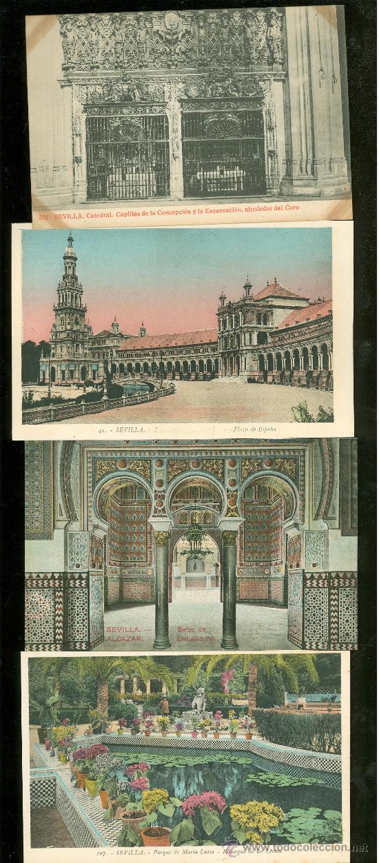 Postales: SEVILLA. LOTE DE 40 POSTALES. - Foto 4