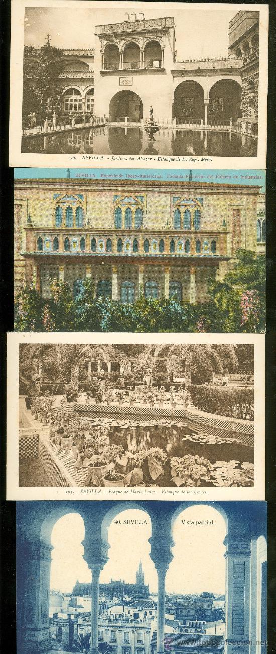 Postales: SEVILLA. LOTE DE 40 POSTALES. - Foto 7