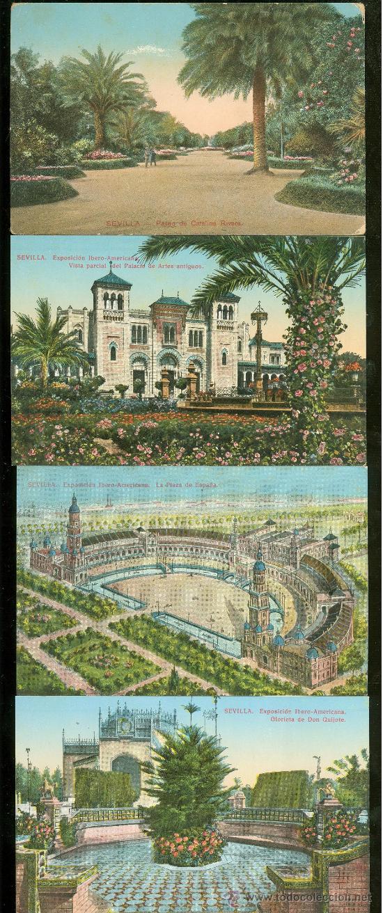 Postales: SEVILLA. LOTE DE 40 POSTALES. - Foto 3