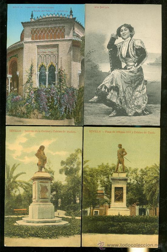 Postales: SEVILLA. LOTE DE 40 POSTALES. - Foto 3