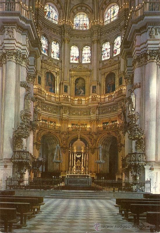 Postales: GRANADA - CATEDRAL (CAPILLA MAYOR) - Foto 1