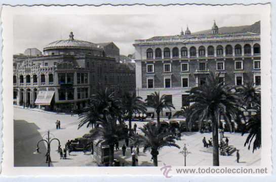Cartes Postales: Jaen. n&ordm;72. Plaza de Jose Antonio. Ed. Arribas. A&ntilde;o 50. Sin circular.