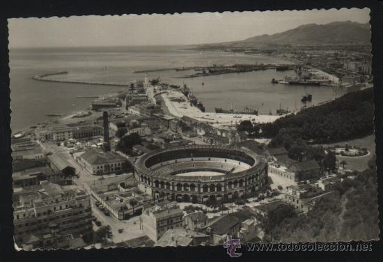 Postales: B-1027- MALAGA. PLAZA DE TOROS. 1958.