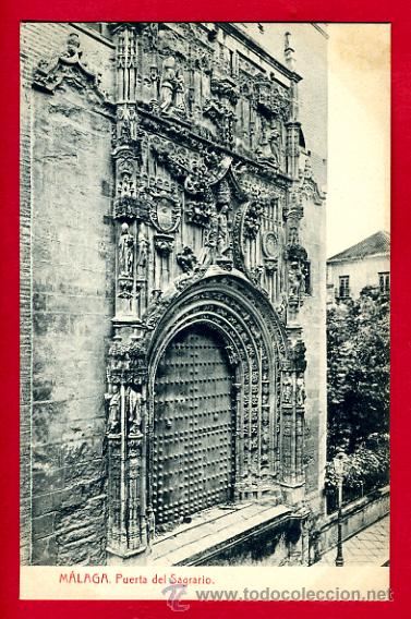 Postales: malaga, puerta del sagrario,     p45367