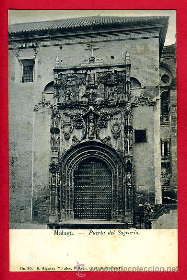 Postales: malaga, puerta del sagrario,     p45371