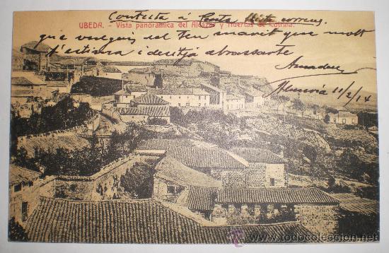 Postales: UBEDA - Vista panoramica del Alcazar y Huertas de Cotrina