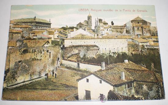 Postales: Antigua Tarjeta Postal. UBEDA - Antiguas murallas de la Puerta de Granada