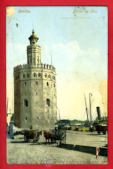 Postales: sevilla, torre de oro,   p48280 - Foto 1