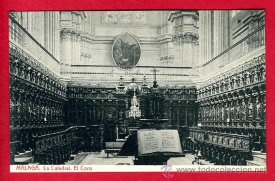 Postales: malaga, la catedral, el coro,   p48439