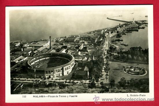 Postales: malaga, plaza de toros y puerta,   p48448