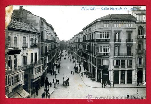 Postales: malaga, calle marques de larios, fotografica,   p48454