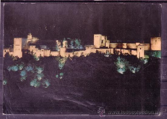 Postales: GRANADA - VISTA GENERAL NOCTURNA - Foto 1