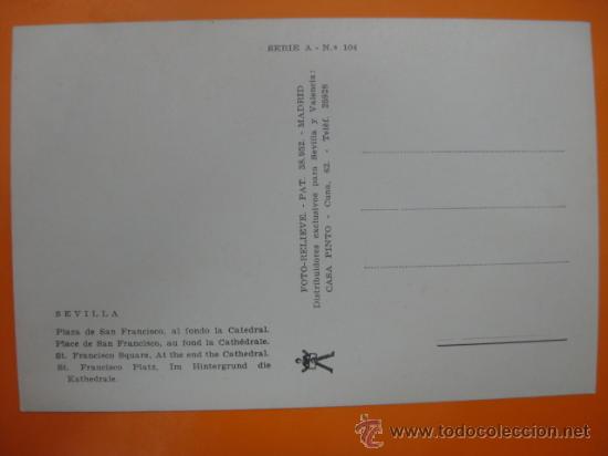 Postales: SEVILLA - REF.: S-114 - Foto 2