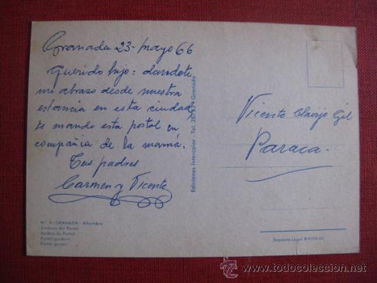 Postales: GRANADA.   REF.  AH- 399 - Foto 2