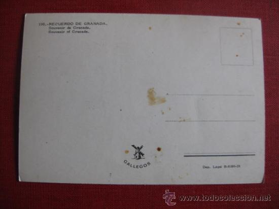 Postales: GRANADA.   REF.  AH- 398 - Foto 2