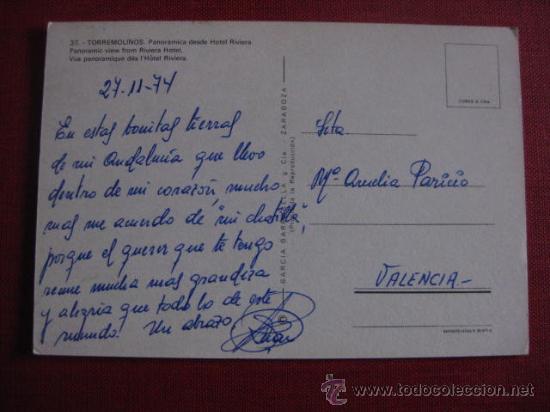 Postales: TORREMOLINOS. MALAGA.   REF.  AH- 354 - Foto 2