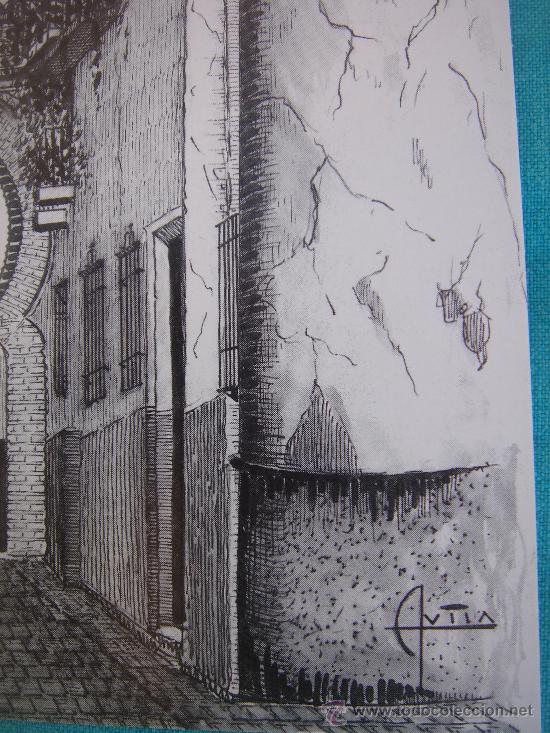 Postales: DETALLE DE LA FIRMA DEL DIBUJO.- F. &Aacute;VILA ROJANO - Foto 3