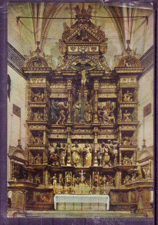 Postales: GRANADA - CAPILLA REAL RETABLO DEL ALTAR MAYOR - Foto 1