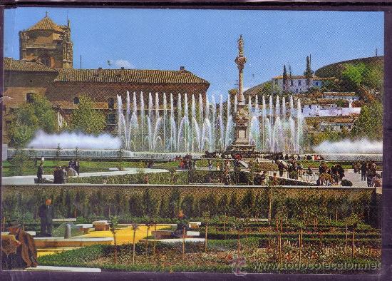 Postales: GRANADA - FUENTE MONUMENTO DEL TRIUNFO - Foto 1