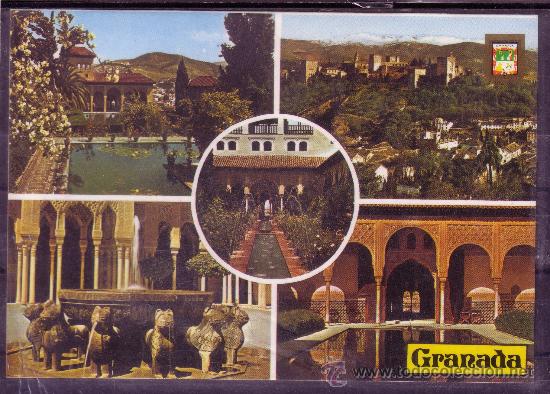 Postales: RECUERDO DE GRANADA - MOTIVOS DIVERSOS - DOMINGUEZ N&ordm; 142