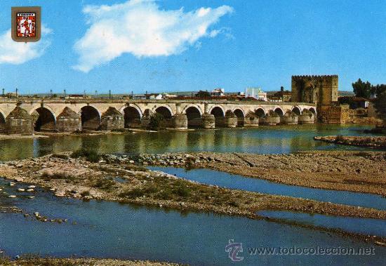 Postales: C&Oacute;RDOBA N&ordm; 779 PUENTE ROMANO Y FORTALEZA DE CALAHORRA ED ESCUDO DE ORO NUEVA