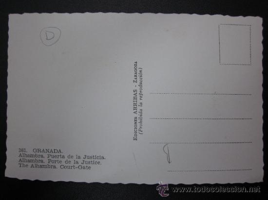 Postales: GRANADA - REF.: T-62 - Foto 2