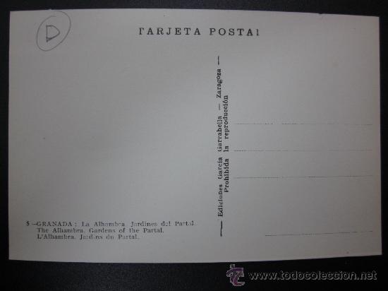 Postales: GRANADA - REF.: T-84 - Foto 2