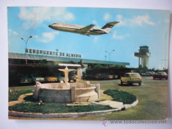 Postales: AEROPUERTO DE ALMERIA.  EXCL. PAPELERIA ROMA. CIRCULADA.