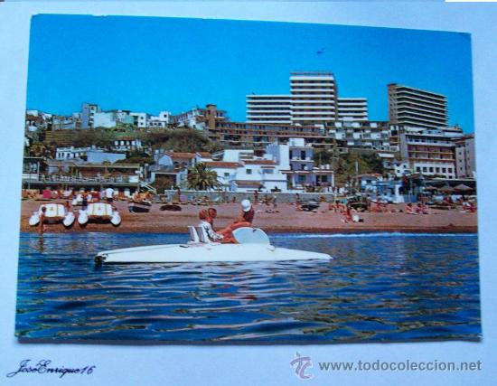 Postales: TORREMOLINOS, PLAYA BAJONDILLO, FOTO MONTERO N&deg; 301. 1979