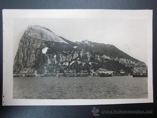 Postais: ALGECIRAS, VISTA DEL PE&Ntilde;ON DE GIBRALTAR - POSTAL FOTOGRAFICA - REF.: T-618