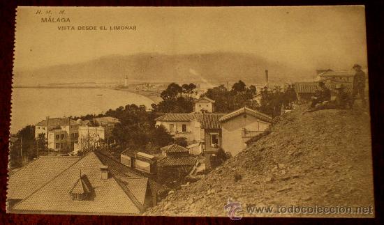 Postales: ANTIGUA POSTAL DE MALAGA - VISTA PANORAMICA DESDE EL LIMONAR - ED. HAUSER Y MENET - NO CIRCULADA.