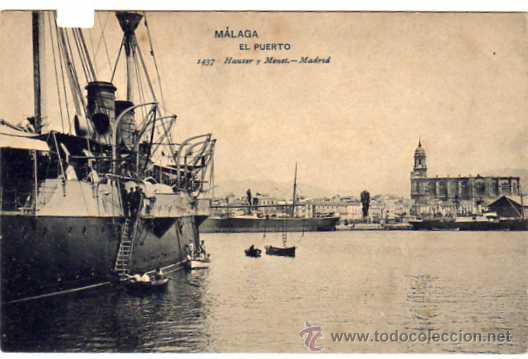 Postales: Malaga.El Puerto. Hauser y Menet n&ordm; 1437. Serie general.