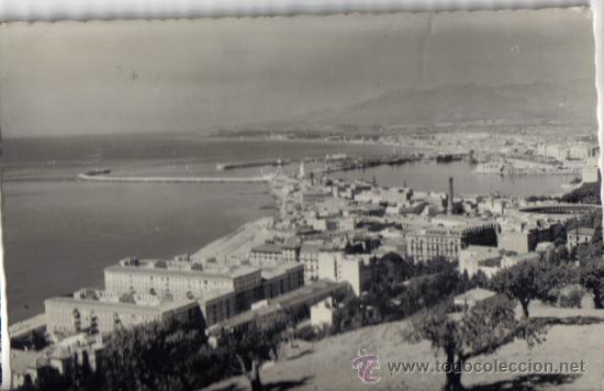 Postales: BONITA VISTA DE MALAGA, POSTAL A&Ntilde;OS 50, VISTA PARCIAL, CIMER N&ordm; 5