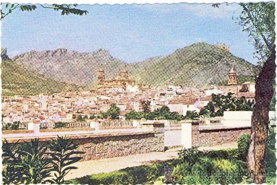 Postales: JAEN.- VISTA DESDE LA ALAMEDA.- A&Ntilde;OS 50.-