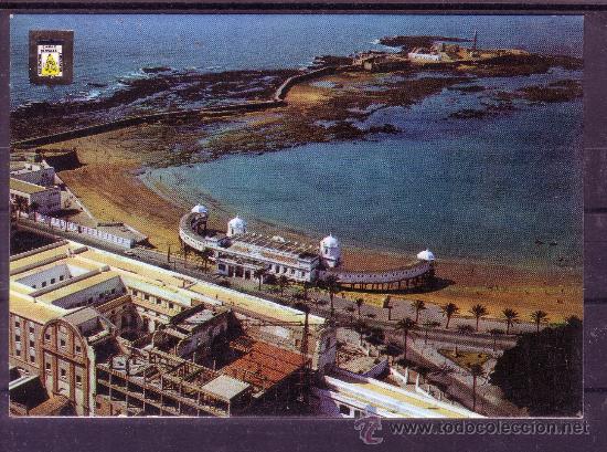 Postales: CADIZ - VISTA AEREA - SUBIRATS Y CANOVAS N&ordm; 1276
