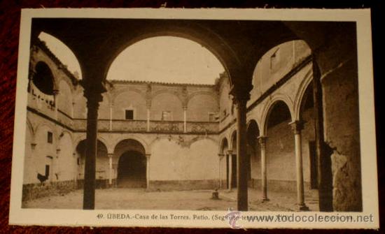 Postales: ANTIGUA POSTAL DE UBEDA - JAEN - N. 49 - CASA DE LAS TORRES - ED. L. ROISIN - IMPRENTA LA LOMA - NO
