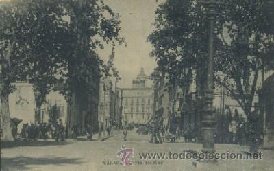 Postales: POSTAL ANTIGUA DE MALAGA PUERTA DEL MAR  P-ANMA-180