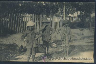Postales: POSTAL ANTIGUA DE MALAGA VENDEDORES DE PESCADO  P-ANMA-195