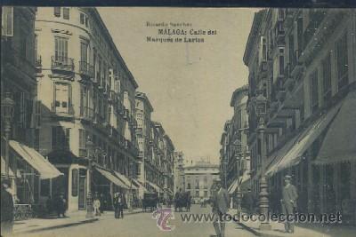 Postales: POSTAL ANTIGUA DE MALAGA CALLE MARQUES DE LARIOS    P-ANMA-198