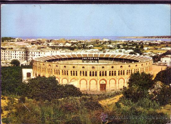 Postales: SANLUCAR DE BARRAMEDA - PLAZA DE TOROS Y VISTA PARCIAL