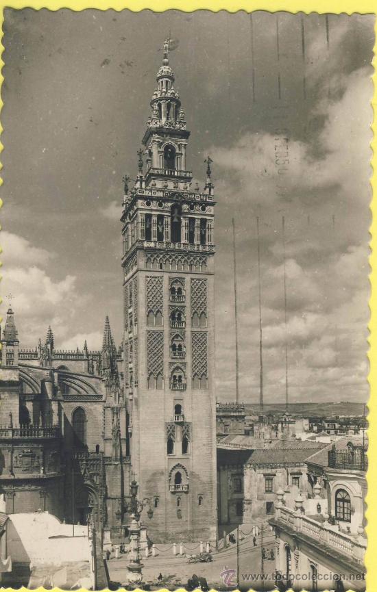 Postales: Postal-98-sevilla catedral -la giralda-a&ntilde;o 1950-edicion garcia garralbella--P-1178