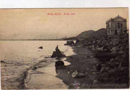 Postales: Malaga. Villa Isla. Ed. Rafael Tovar . Sin circular.